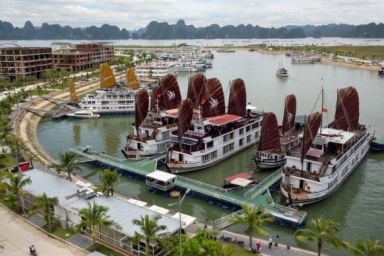 Hanoi - Tuan Chau Marina - Halong Bay - Luon Cave - Titop Island (L, D)