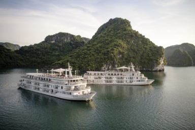 Halong Bay - Tien Ong Cave - Cua Van Fishing Village (B, L, D)