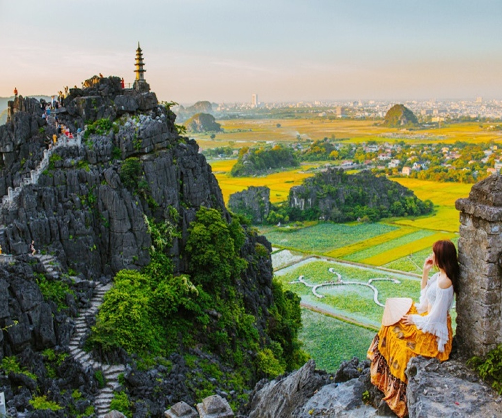 Mua Cave: Panorama Of Ha Long Bay On Land