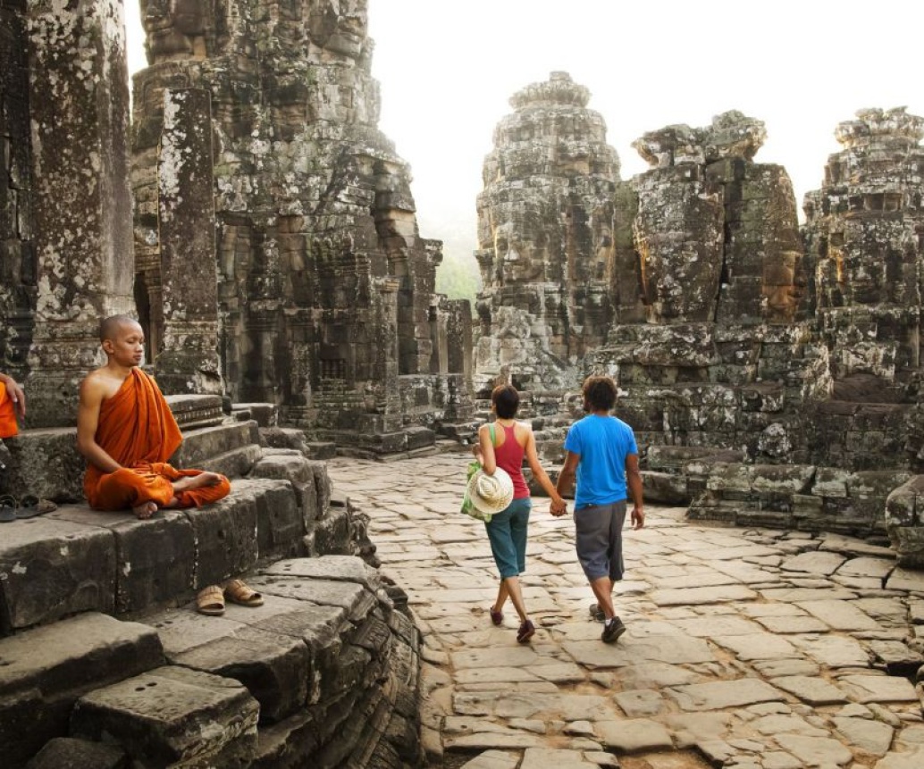 Visit Ta Prohm Temple In Angkor Complex When Travelling To Cambodia