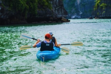 Lan Ha bay - Dark and Bright Cave - Tuan Chau Marina – Hanoi (B, Br)