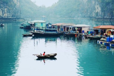 Hanoi - Halong International Cruise Port - Vung Vieng Fishing village (L, D)