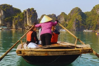 Hanoi - Halong International Cruise Port - Vung Vieng Fishing village (L, D)