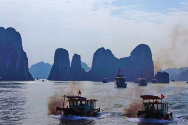 Hanoi - Tuan Chau Marina - Lan Ha bay - Ba Trai Dao islets (L, D)