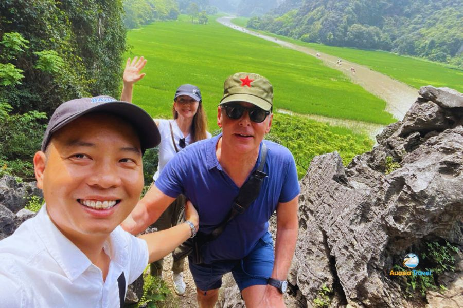 Tam Coc’s viewpoint in Ninh Binh, Vietnam - Auasia Travel’s Testimonials