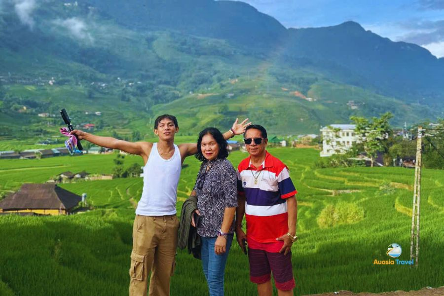Maverick and his family go trekking in Lao Chai and Ta Van village, Sapa, Vietnam