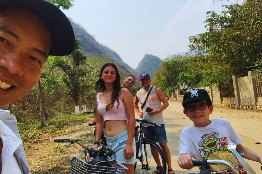 Biking in Mai Chau village, northern Vietnam - Auasia Travel’s Testimonials