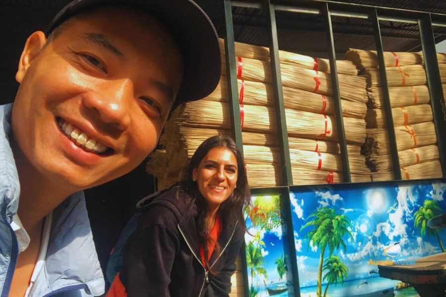 Material in Quang Phu Cau incense village, Hanoi, Vietnam – Auasia Travel’s Testimonials