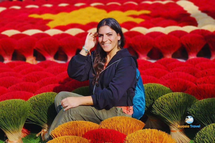 Quang Phu Cau incense village's showroom in Hanoi, Vietnam – Auasia Travel’s Testimonials