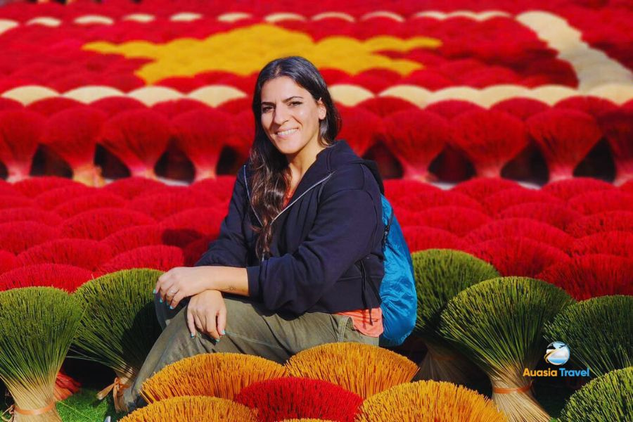 Ale F in Quang Phu Cau incense village, Hanoi, Vietnam – Auasia Travel’s Testimonials