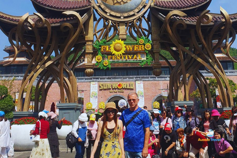 Fantasy park's gate in Ba Na hills, Da Nang, Vietnam – Auasia Travel’s testimonials