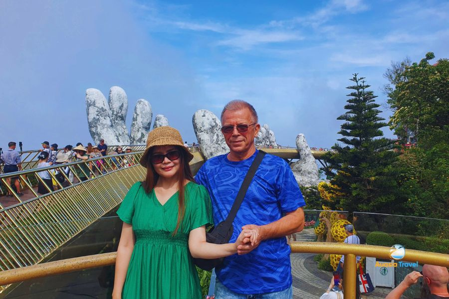 Golden bridge in Da Nang, Vietnam – AuasiaTravel’s testimonials