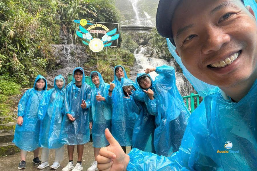 Silver waterfall (Thac Bac) in Sapa, northern Vietnam – AuasiaTravel’s testimonials