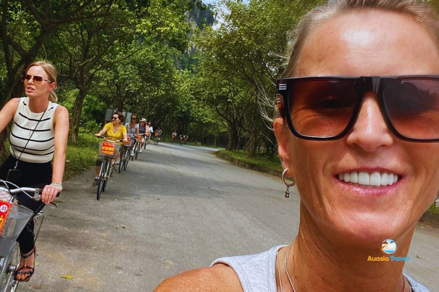 Biking in Hoa Lu ancient capital, Ninh Binh, Vietnam - Auasia Travel’s Testimonials