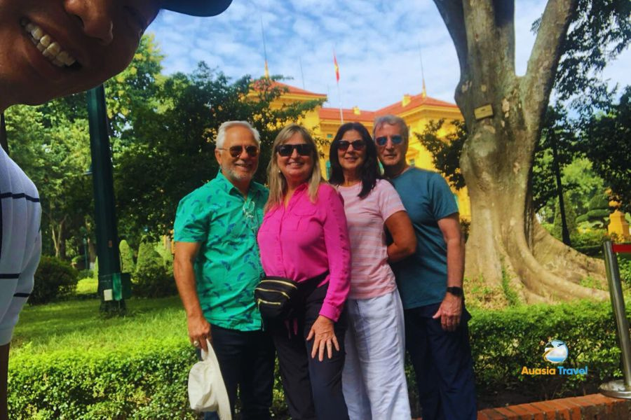 Ho Chi Minh presidential palace in Hanoi, Vietnam - Auasia Travel’s Testimonials