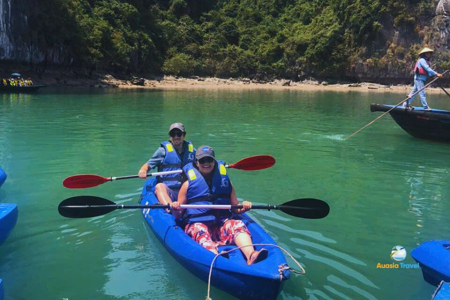 Kayaking in Luon cave, Halong bay, Vietnam - Auasia Travel’s Testimonials