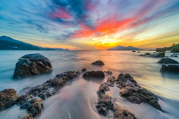 Nam O beach in Da Nang
